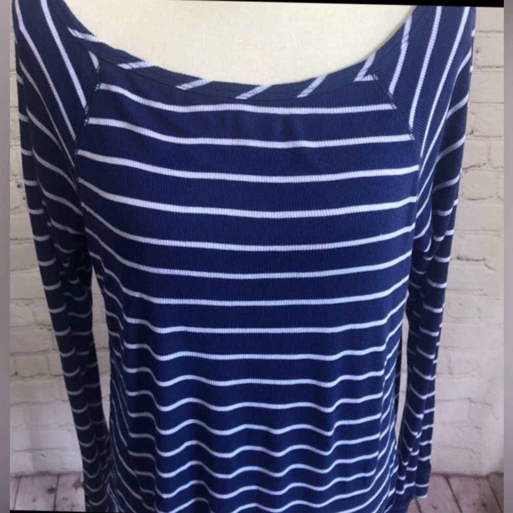 nautical striped long sleeve top from Tart. Size Medium good condition
